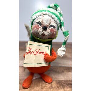 Vintage Annalee Christmas Mouse Collectible Felt Holiday Decoration
